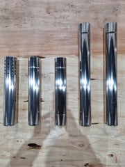 60mm Diameter - Single Wall Stainless Steel Stove Flue Pipe Connections