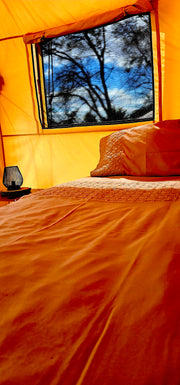 6x4 Canvas Tent Lodge With Roof Light