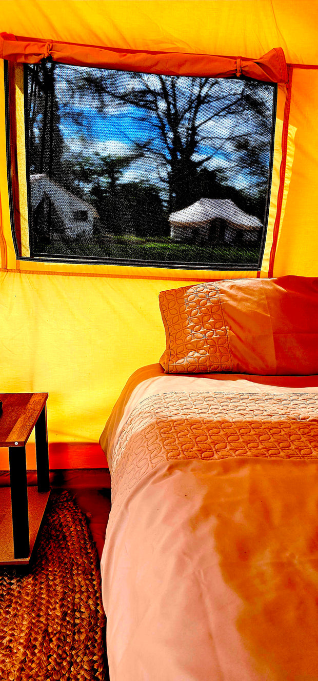 6x4 Canvas Tent Lodge With Roof Light