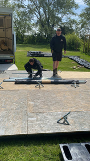 6x4 Canvas Tent Lodge With Roof Light