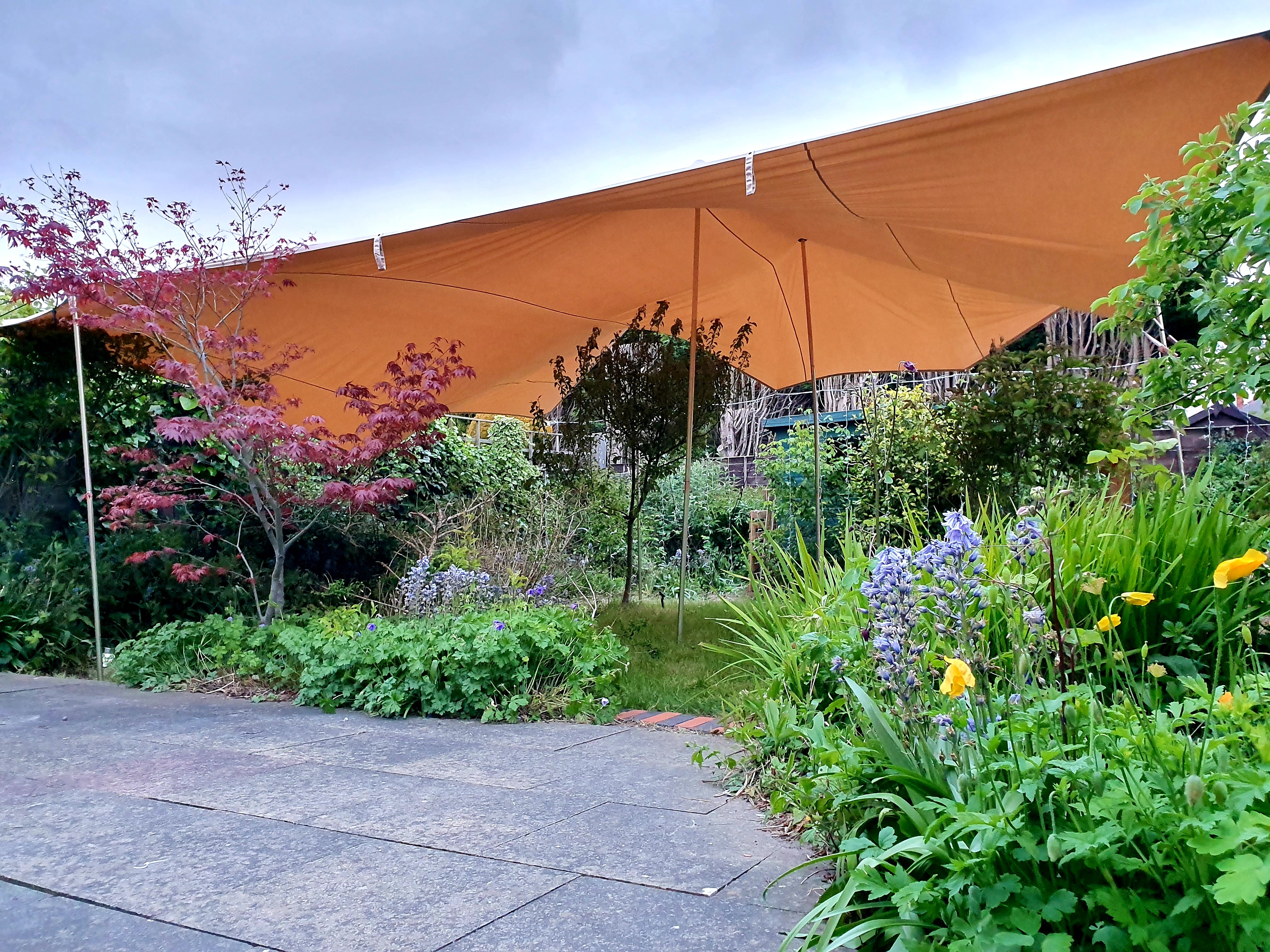 Canvas Canopy Awning Kits (Canopy + Poles)