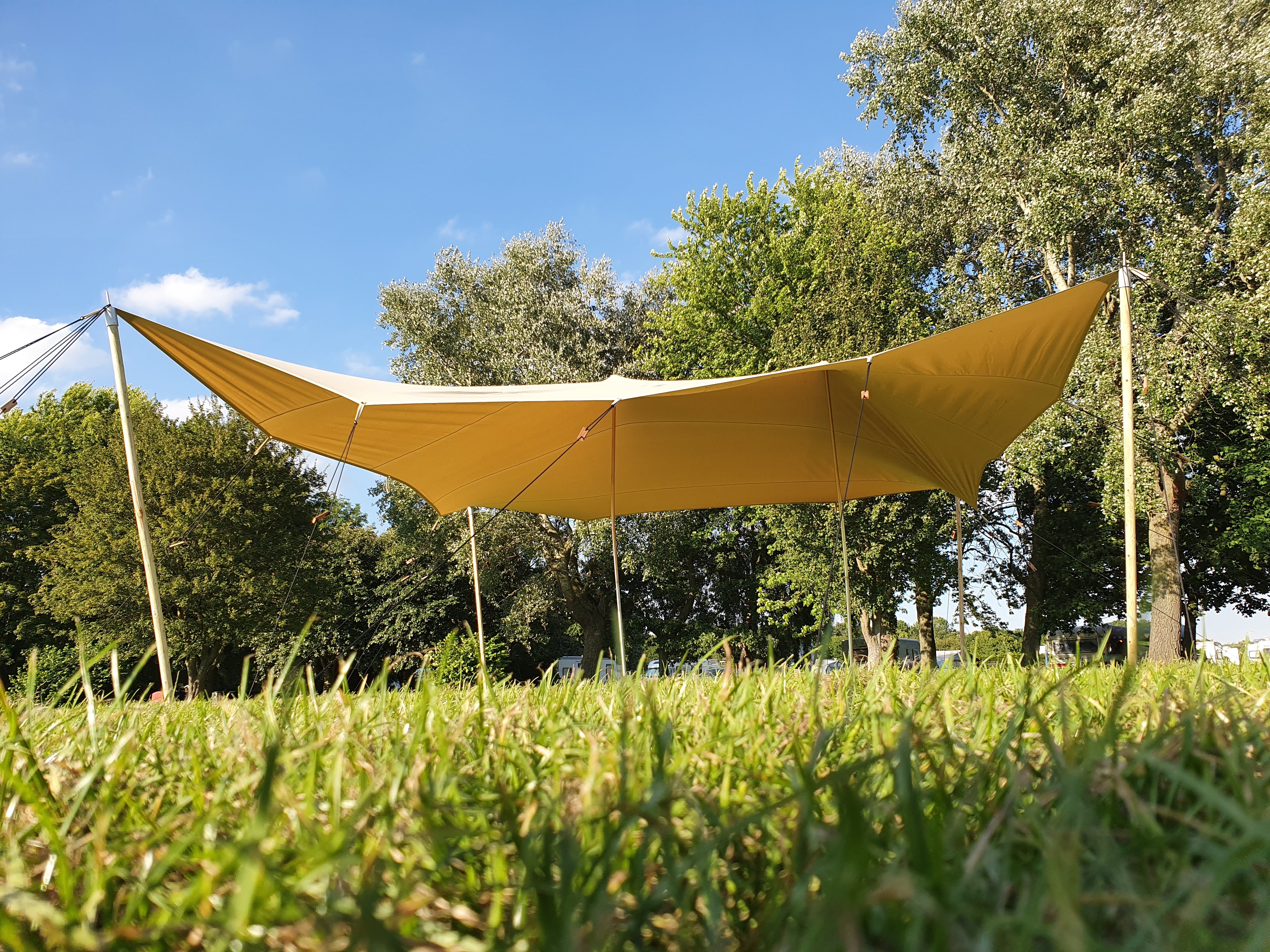 Canvas Canopy Awning Kits (Canopy + Poles)