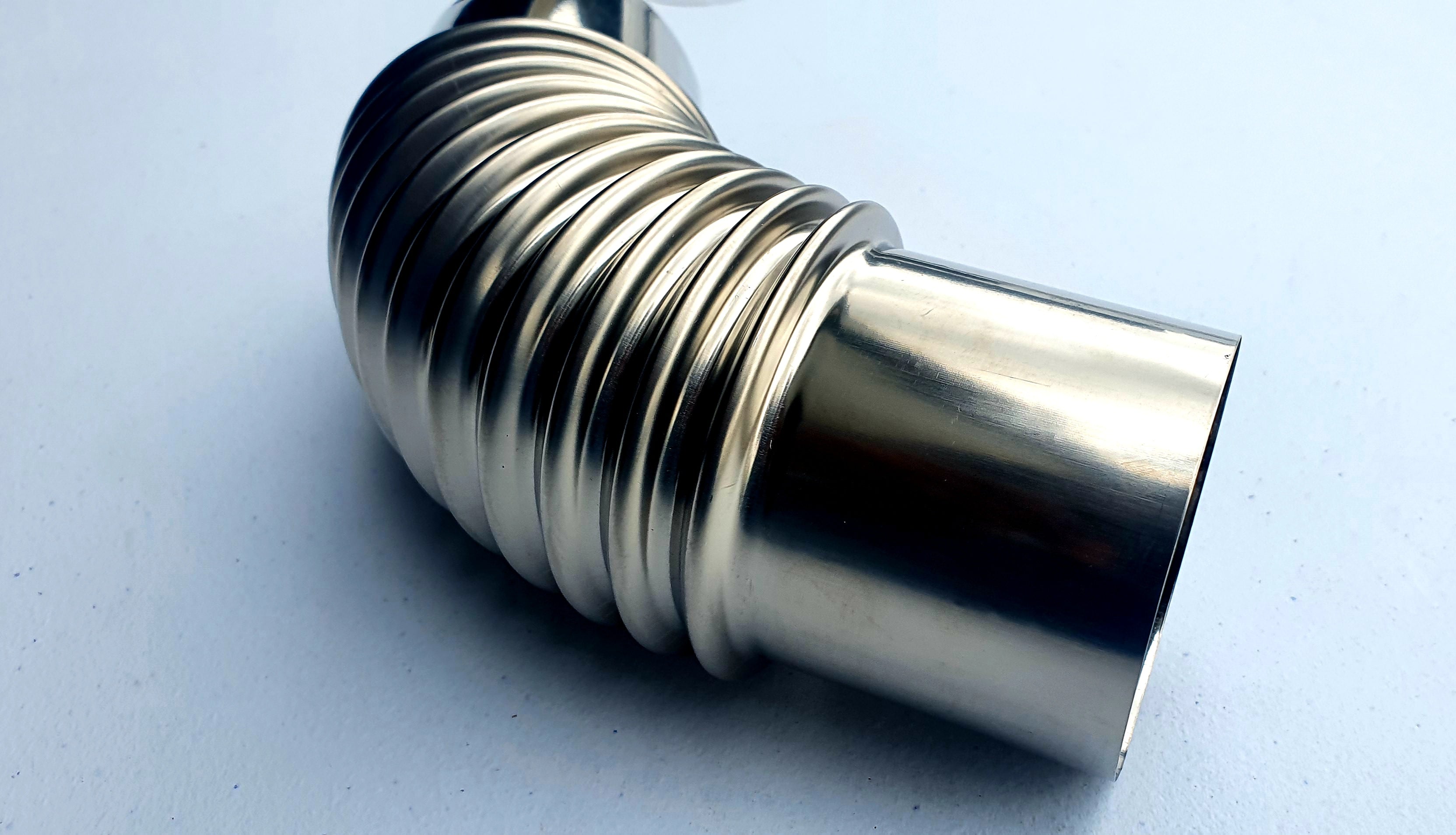 60mm Diameter - Single Wall Stainless Steel Stove Flue Pipe Connections