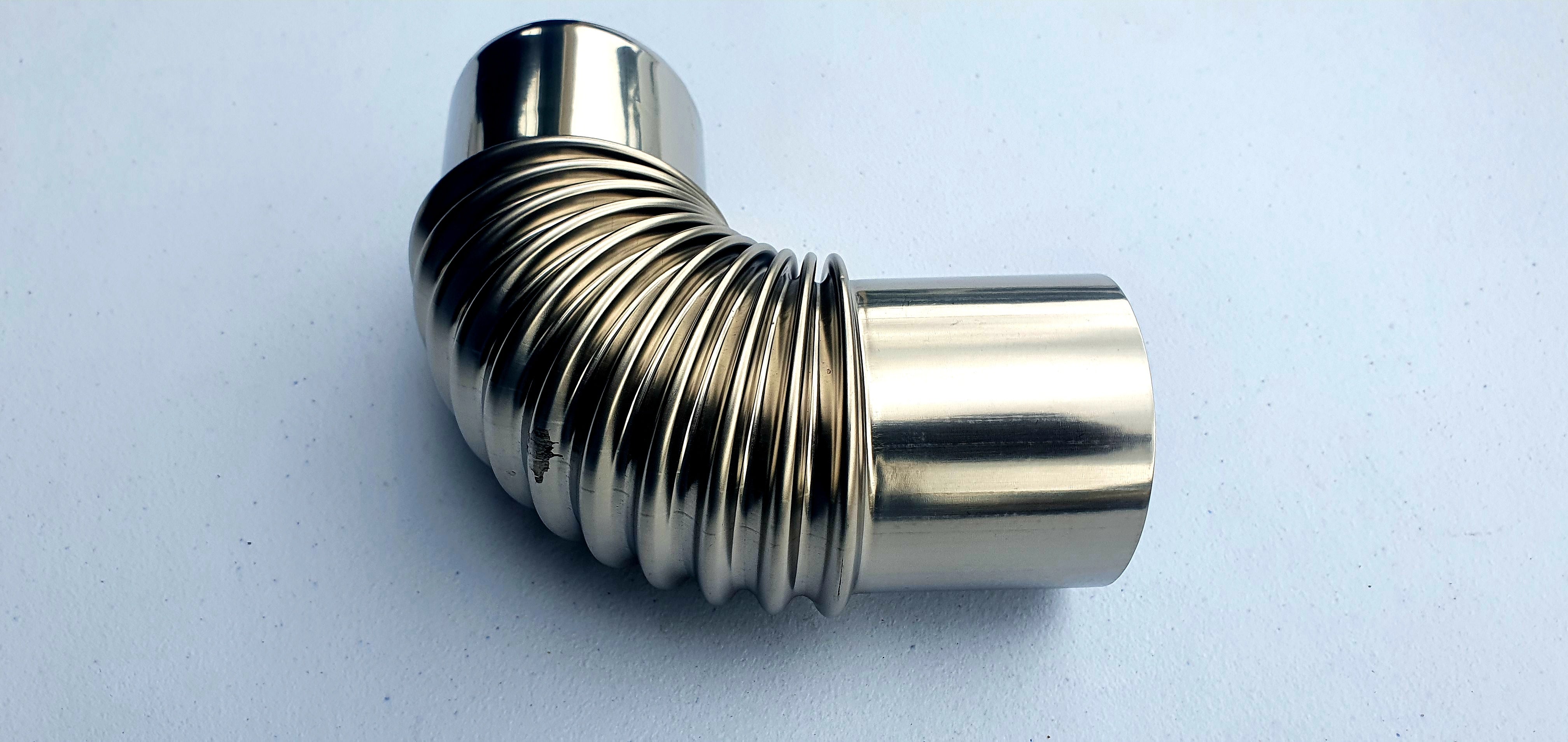 60mm Diameter - Single Wall Stainless Steel Stove Flue Pipe Connections