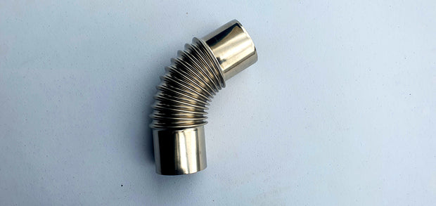 60mm Diameter - Single Wall Stainless Steel Stove Flue Pipe Connections