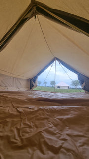 Bell Tent Canopy Awning and Porch Attachment With Sewn In Groundsheet's