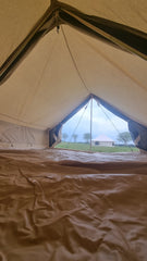 Bell Tent Canopy Awning and Porch Attachment With Sewn In Groundsheet's