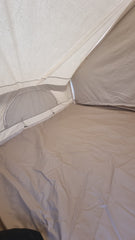 Bell Tent Canopy Awning and Porch Attachment With Sewn In Groundsheet's