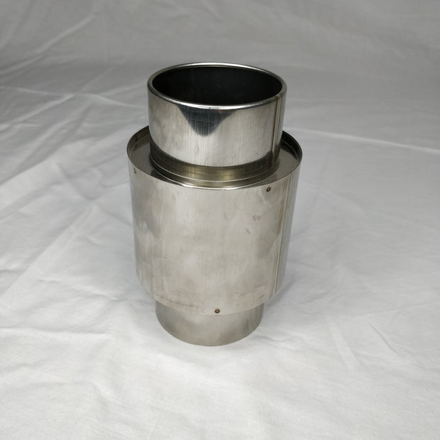 60mm Diameter - Single Wall Stainless Steel Stove Flue Pipe Connections
