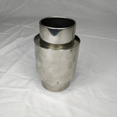60mm Diameter - Single Wall Stainless Steel Stove Flue Pipe Connections
