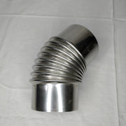 60mm Diameter - Double Wall Stainless Steel Stove Flue Pipe Connections