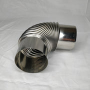 80mm Single Wall Stove Flue Pipe Connections