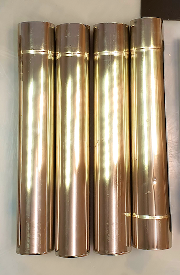 60mm Diameter - Single Wall Stainless Steel Stove Flue Pipe Connections